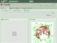 Tablet Screenshot of flowerkiss.deviantart.com