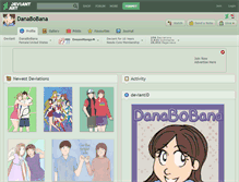 Tablet Screenshot of danabobana.deviantart.com