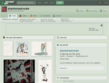 Tablet Screenshot of phantomsadvocate.deviantart.com