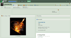 Desktop Screenshot of corporatecola.deviantart.com