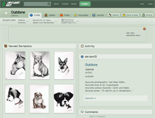 Tablet Screenshot of outdone.deviantart.com
