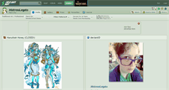 Desktop Screenshot of mistresslegato.deviantart.com