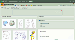 Desktop Screenshot of anthroartschool.deviantart.com