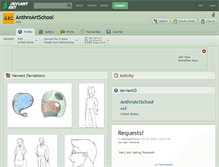 Tablet Screenshot of anthroartschool.deviantart.com