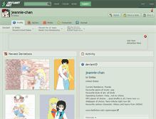 Tablet Screenshot of jeannie-chan.deviantart.com
