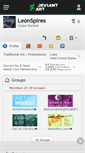 Mobile Screenshot of leonspires.deviantart.com
