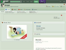 Tablet Screenshot of mirukai.deviantart.com