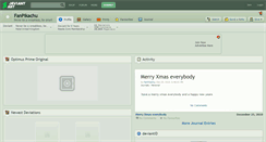 Desktop Screenshot of fanpikachu.deviantart.com