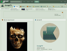 Tablet Screenshot of grungetv.deviantart.com