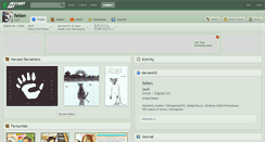 Desktop Screenshot of feilen.deviantart.com
