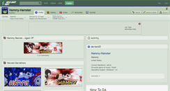 Desktop Screenshot of hammy-hamster.deviantart.com