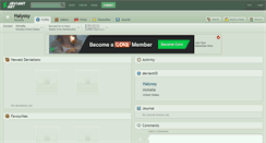 Desktop Screenshot of halyosy.deviantart.com