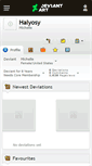 Mobile Screenshot of halyosy.deviantart.com