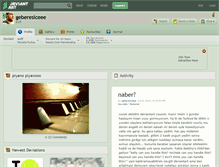 Tablet Screenshot of geberesiceee.deviantart.com