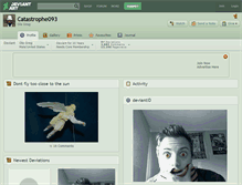 Tablet Screenshot of catastrophe093.deviantart.com