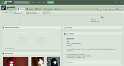 Desktop Screenshot of glassbite.deviantart.com