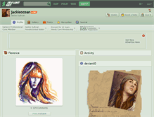 Tablet Screenshot of jackieocean.deviantart.com