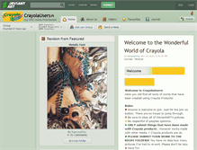 Tablet Screenshot of crayolausers.deviantart.com