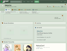 Tablet Screenshot of natsucon.deviantart.com