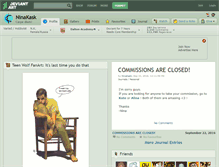 Tablet Screenshot of ninakask.deviantart.com
