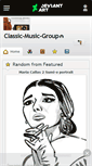 Mobile Screenshot of classic-music-group.deviantart.com