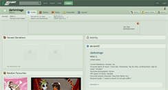 Desktop Screenshot of darkmirage.deviantart.com