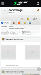 Mobile Screenshot of darkmirage.deviantart.com