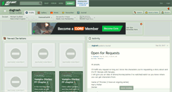 Desktop Screenshot of dogtrash.deviantart.com