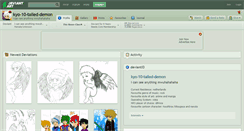 Desktop Screenshot of kyo-10-tailed-demon.deviantart.com