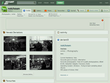 Tablet Screenshot of notchosen.deviantart.com