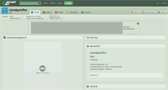 Desktop Screenshot of mondayonfire.deviantart.com