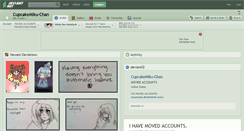 Desktop Screenshot of cupcakemiku-chan.deviantart.com