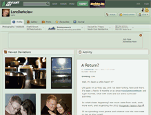 Tablet Screenshot of loredarkclaw.deviantart.com