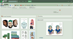 Desktop Screenshot of curlpop.deviantart.com