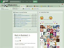 Tablet Screenshot of killualoverz.deviantart.com