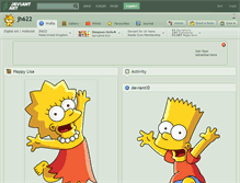 Tablet Screenshot of jh622.deviantart.com