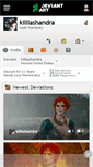Mobile Screenshot of killlashandra.deviantart.com