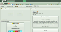 Desktop Screenshot of cameo647.deviantart.com