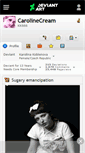Mobile Screenshot of carolinecream.deviantart.com