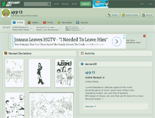 Tablet Screenshot of ajrjr13.deviantart.com