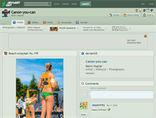 Tablet Screenshot of canon-you-can.deviantart.com