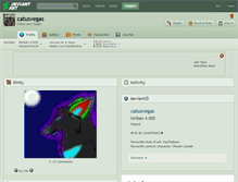 Tablet Screenshot of catusvegas.deviantart.com