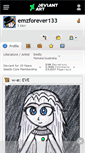 Mobile Screenshot of emzforever133.deviantart.com