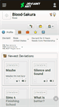 Mobile Screenshot of blood-sakura.deviantart.com