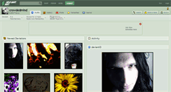 Desktop Screenshot of crowdedmind.deviantart.com