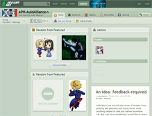 Tablet Screenshot of aph-auldalliance.deviantart.com