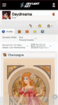 Mobile Screenshot of daydreama.deviantart.com