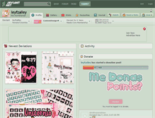 Tablet Screenshot of leyfzalley.deviantart.com