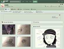 Tablet Screenshot of me06.deviantart.com