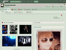 Tablet Screenshot of chemicalamelia.deviantart.com